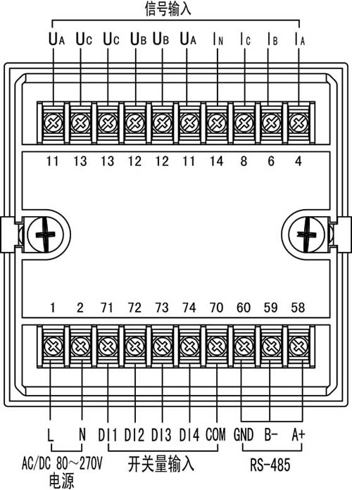 PD194UI-9S4K 3相3线接法